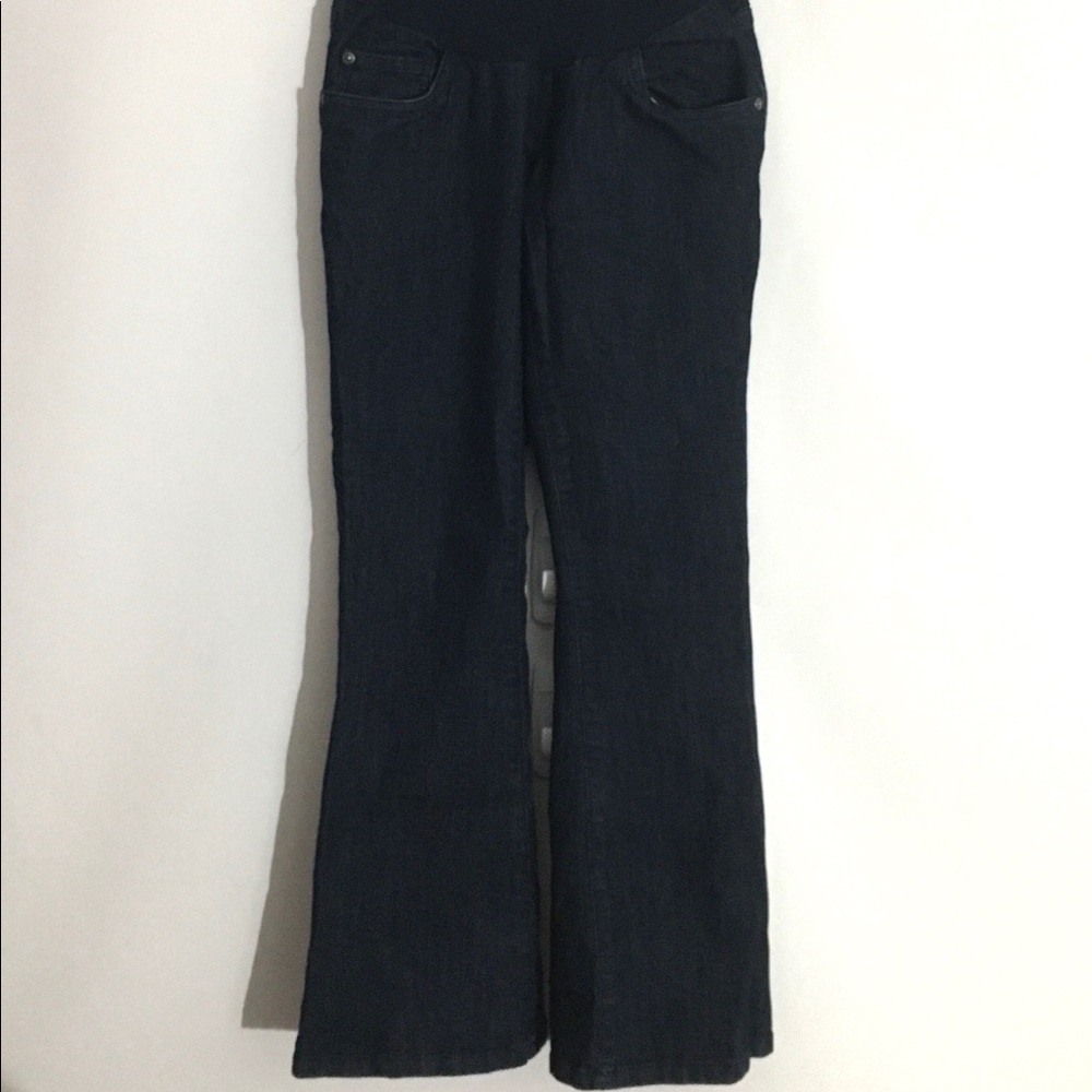 Indigo Blue Boot Cut Maternity Jeans